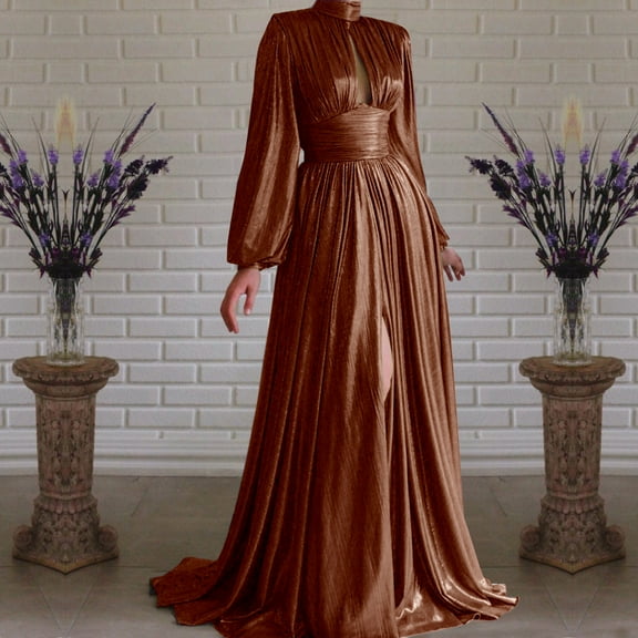 CALAFEBILA Fall Dresses for Women 2025,Women Fashion Shiny Sequin Formal Ball Party Dress Deep V Neck Bodycon Long Dress