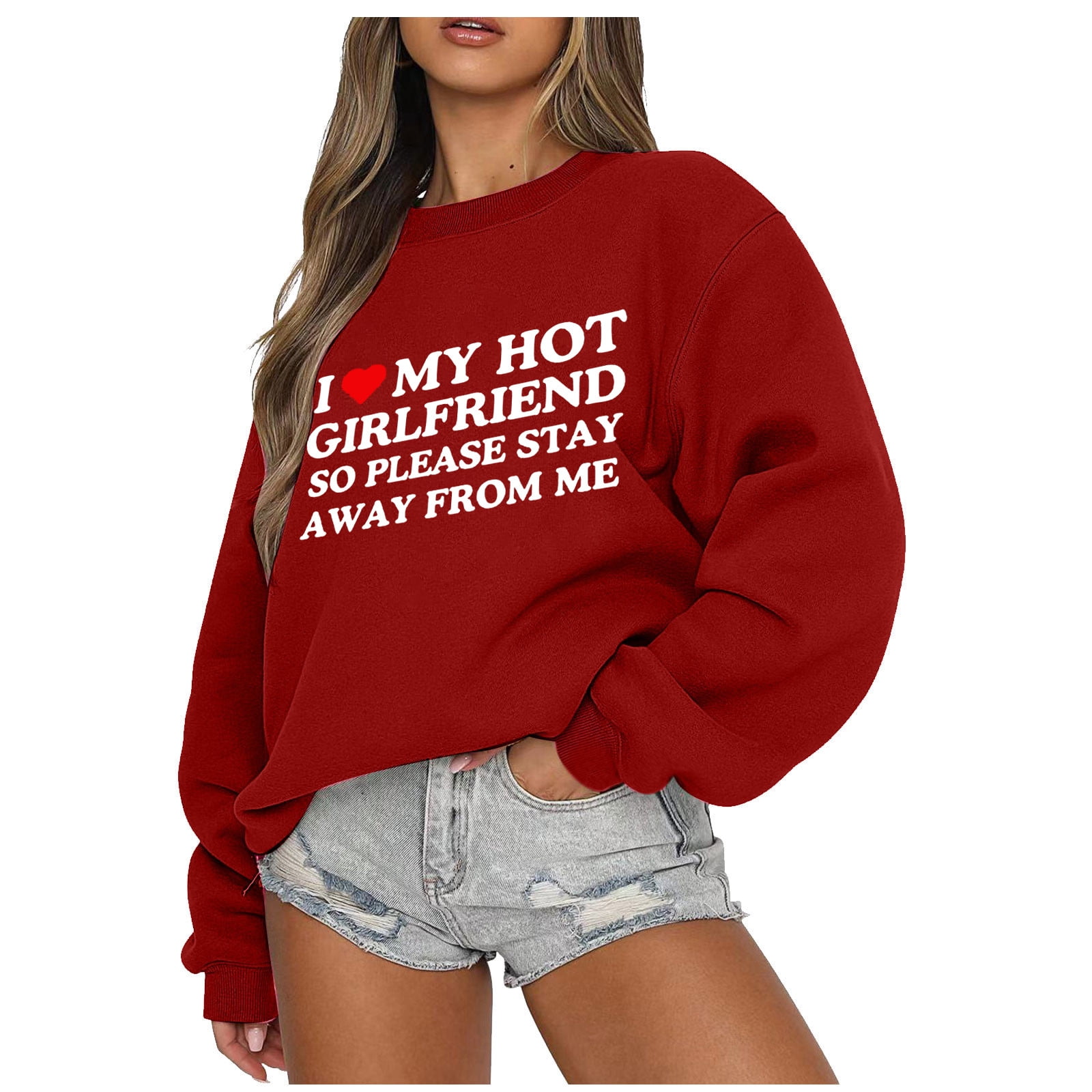 CALAFEBILA Fall Sweatshirts for Women Long Sleeve Crewneck Womens