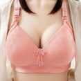 thumbnail image 1 of CALAFEBILA No Rims Comfortable Breathable Anti-Exhaust Base Top Solid Full Coverage Bras for Women, 1 of 2
