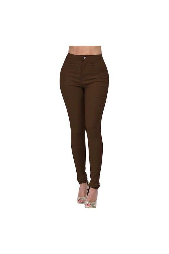 Skinny Jeans for Women Fashion Ankle Womens Jeans High Waisted Elastic Denim Pencil Taper Trousers Versatile Pull On Jeans for Women 2025