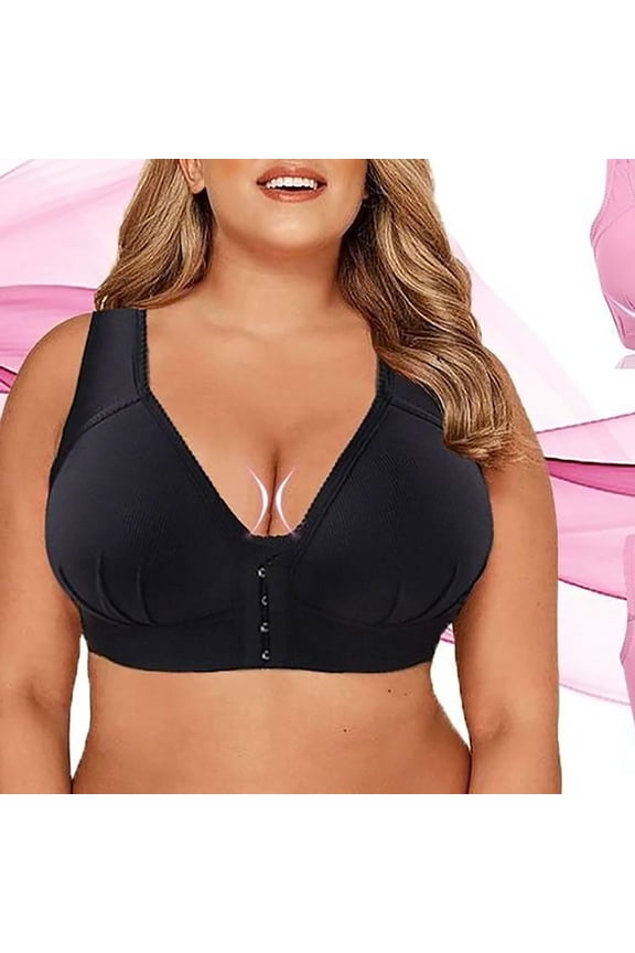 Solid Wire Free One-Piece Everyday Backless Bras for Women
