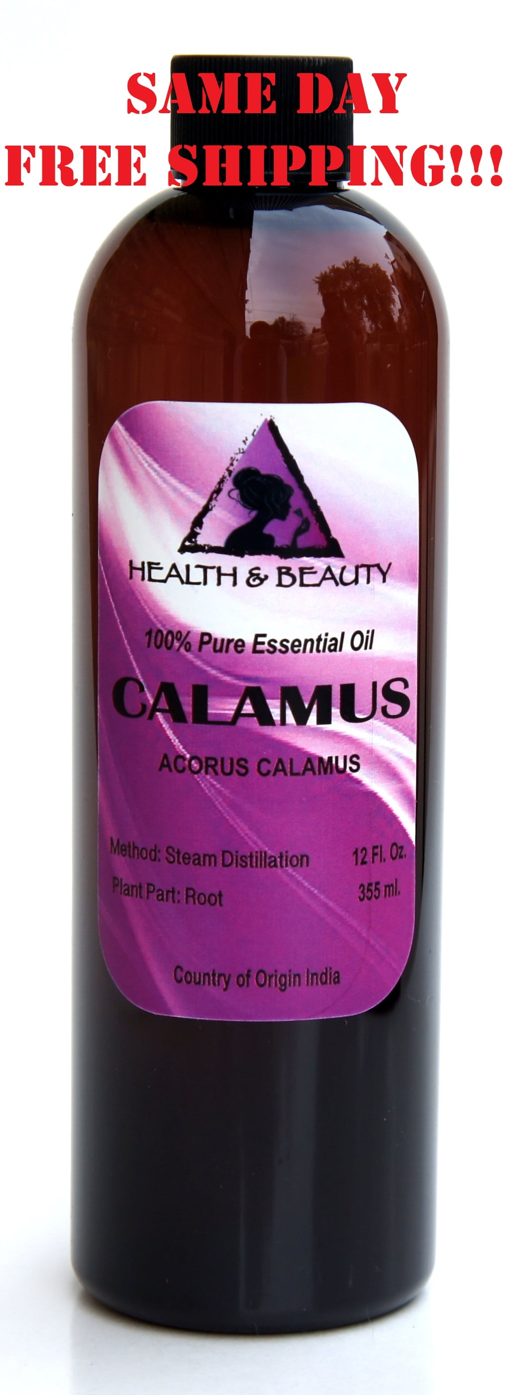 CALAMUS ESSENTIAL OIL AROMATHERAPY 100% PURE NATURAL 12 OZ