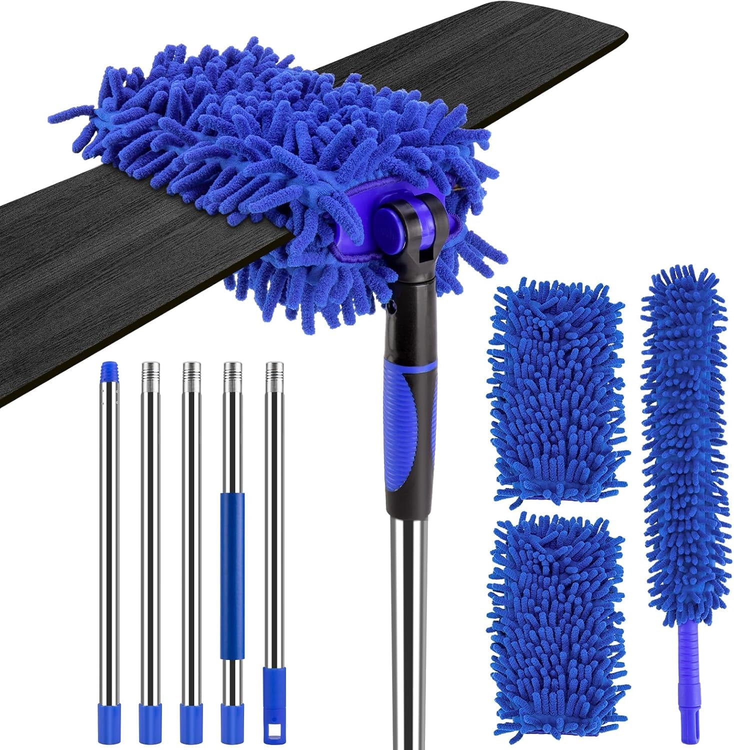 CALBEAU Ceiling Fan Cleaner Duster with 80 inch Extention Pole, Fan ...