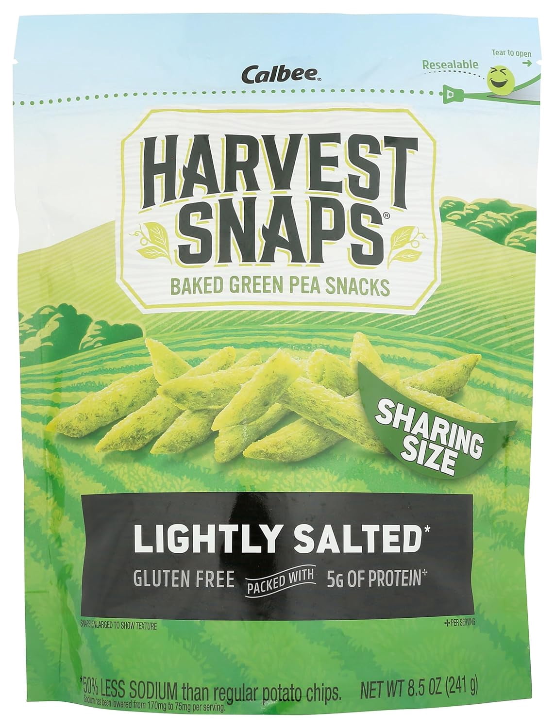 CALBEE Lightly Salted Harvest Snaps Sharing Size, 8.5 OZ - Walmart.com