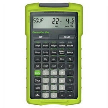 CALC IND 4225 CONCRETE CALC PRO CONSTRUCTION