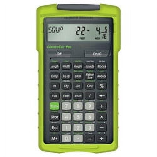 CALC IND 4225 CONCRETE CALC PRO CONSTRUCTION Walmart Business Supplies