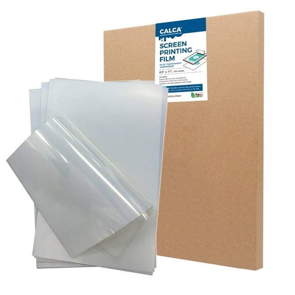 CALCA 2 x 100 Sheets/Pack Waterproof Inkjet Milky Transparency Film 8.5" x 11" USA