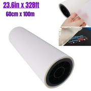 23.6" x 328Ft DTF Transfer Film Direct to Film Printer Roll PET Heat Transfer Paper for 24in DTF Printer