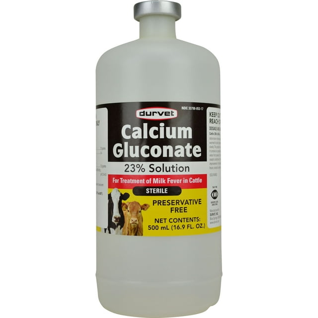 Durvet Calcium Gluconate 23 Percent Solution