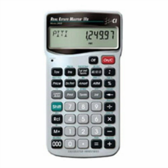 CALCULATED INDUSTRIES 3405 REAL ESTATE MASTER IIIx