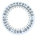 thumbnail image 1 of CALENDAR DATE DISC FOR ROLEX 14000 14060 16013 16014 16800 16253 16660 WHITE, 1 of 2