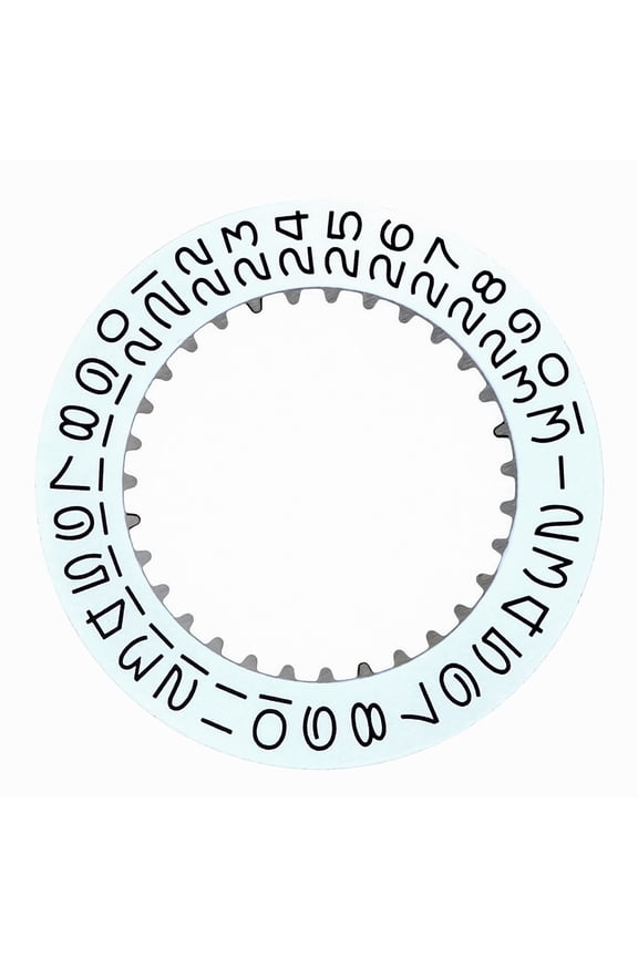 CALENDAR DATE DISC FOR ROLEX MOVEMENT 1575, 1601,1603 DATE, DATEJUST NQS WHITE