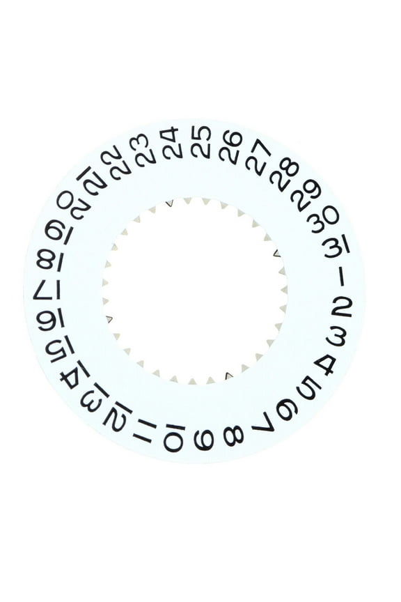 CALENDAR DATE DISC FOR ROLEX MOVEMENT 2235 -79001, 2235-79002 YACHTMASTER WHITE