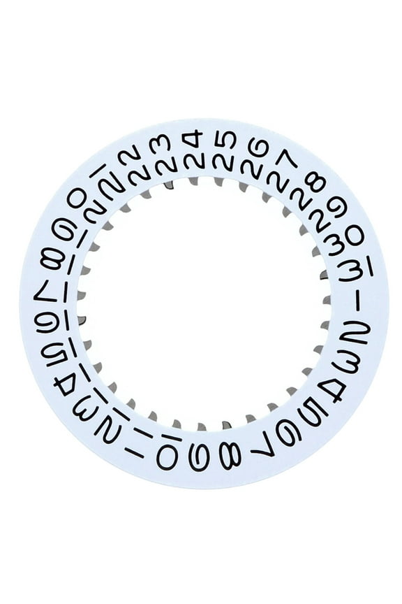 CALENDAR DATE DISC FOR ROLEX OYSTER QUARTZ 5035 17000 17013 17014 WATCH WHITE
