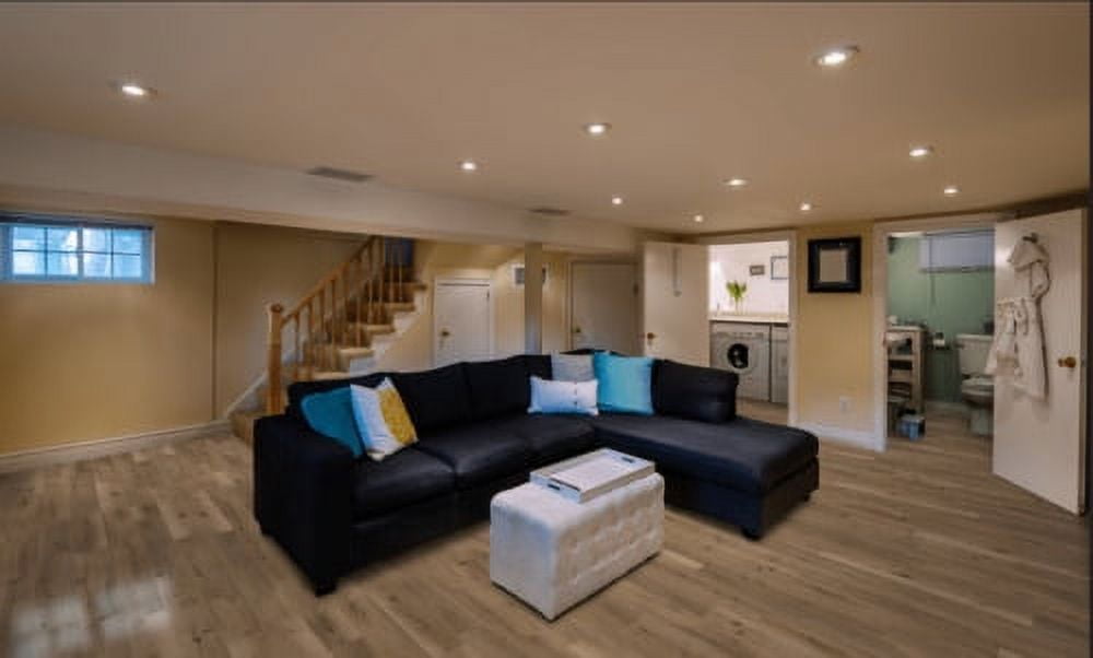 CALI Builder's Choice 7.12" x 48" Vinyl Flooring Materials 23.77 Area, 10 Piece