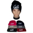 thumbnail image 1 of "CALI" Knitted Winter Caps Beanies For Adults Embroidered - PInk - Gifts (Wca128*), 1 of 1