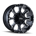thumbnail image 1 of CALI OFF-ROAD ANARCHY-9103 20X12 8X165.1/8X170 -44ET 130.8CB SATIN BLACK/MILLED SPOKES, 1 of 2