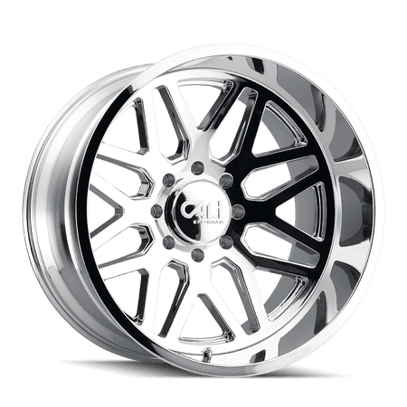 CALI OFF-ROAD Invader 9115 Rim 24X14 6X135 Offset -76 Chrome (Quantity of 1)