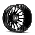 thumbnail image 1 of CALI OFF-ROAD SUMMIT DUALLY-9110D 22X8.25 8X210 -192ET 154.2CB GLOSS BLACK/MILLED SPOKES, 1 of 3