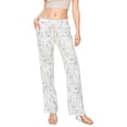 thumbnail image 1 of CALI1850 Women's Casual Linen Pants 32" Inseam Oceanside Drawstring Smoked Waist Lounge Beach Pants With Pockets, 1 of 7
