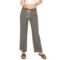 thumbnail image 1 of Cali1850 Women's Casual Relaxed Fit 29" Inseam Drawstring High Rise Smocked Linen Pants For Lounge And Beach Wear, 1 of 7