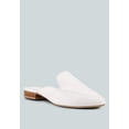 thumbnail image 1 of CALICO White Organic Canvas Mules, 1 of 7