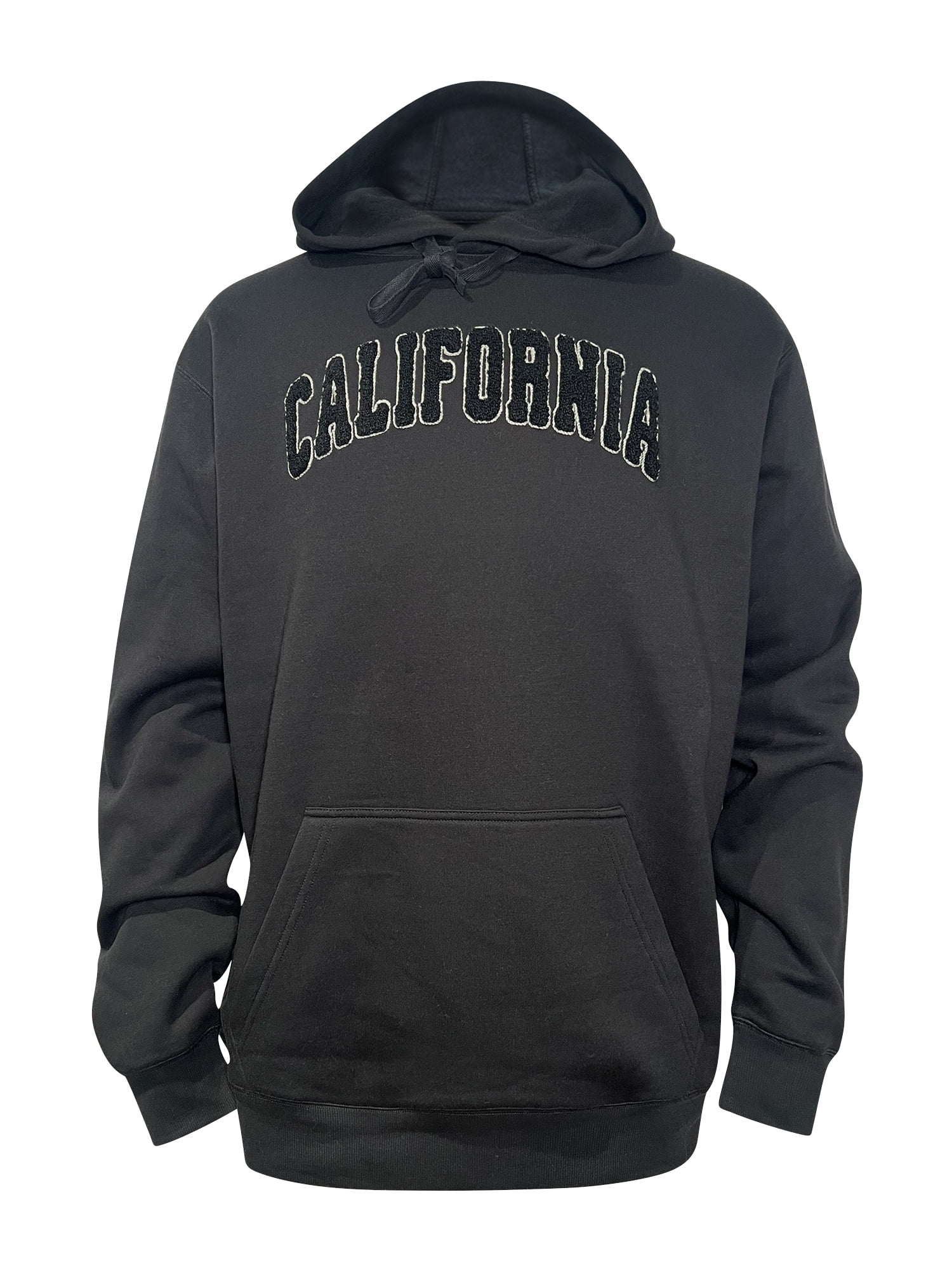 CALIFORNIA Arch Chenille EMB Long Sleeve Hooded Sweatshirt