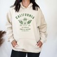 thumbnail image 1 of CALIFORNIA Graphic Unisex Fleece Hooded Sweatshirt, 1 of 4
