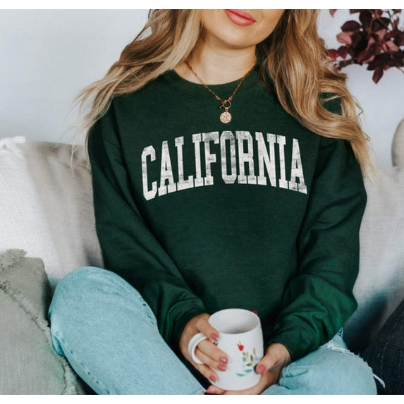 CALIFORNIA Graphic Unisex Fleece Pullover