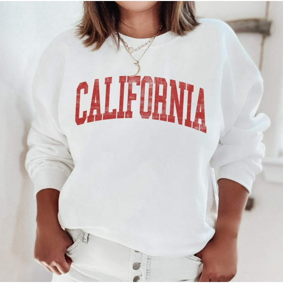 CALIFORNIA Graphic Unisex Fleece Pullover