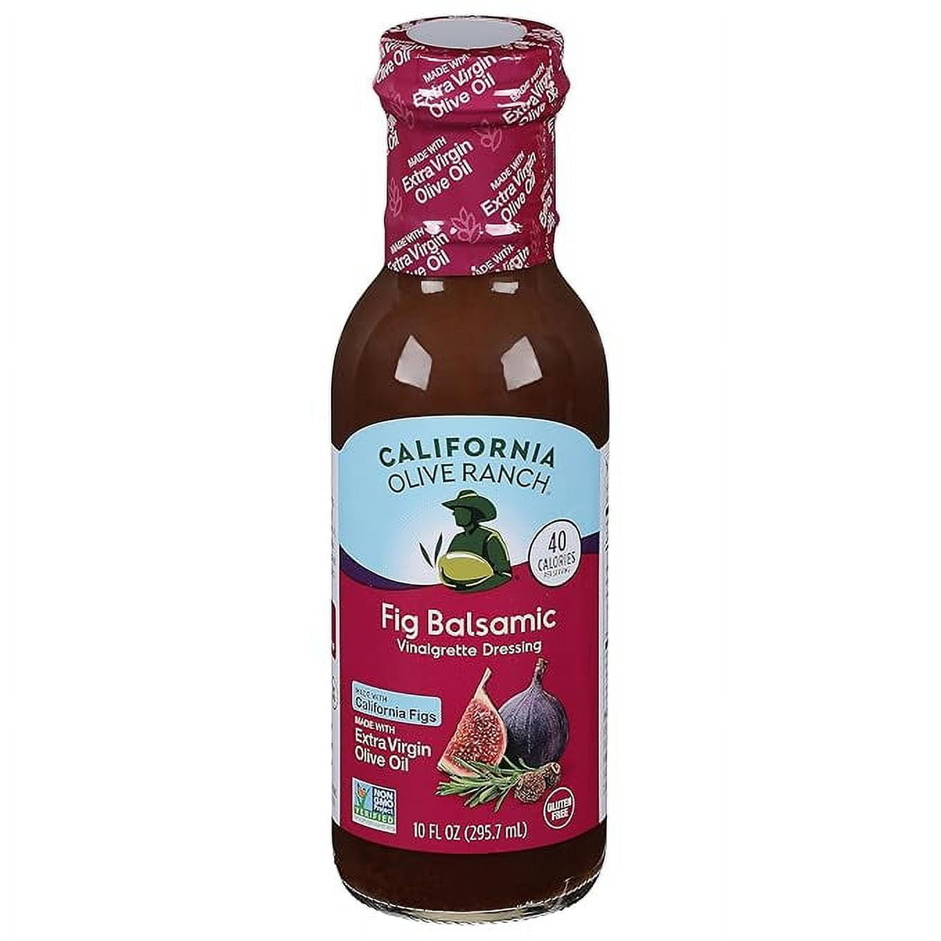 CALIFORNIA OLIVE RANCH Fig Balsamic Vinaigrette Dressing, 10 FZ(Packaging May Vary)