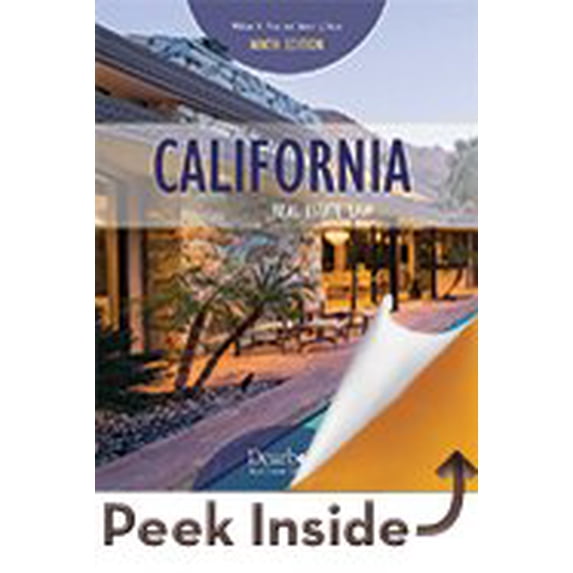 Pre-Owned California Real Estate Law, 9th Edition 9781475429015 Used
