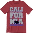 thumbnail image 1 of CALIFORNIA Republic Men Top Cali Grizzly Bear CA Flag Souvenir State Tee Shirt, 1 of 4