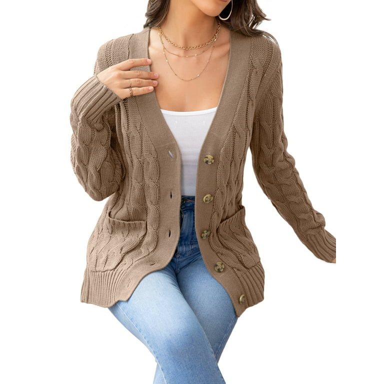 Simple Pocket Long Sleeve Cardigan Outwear Simple Pocket Long Sleeve Cardigan Outwear
