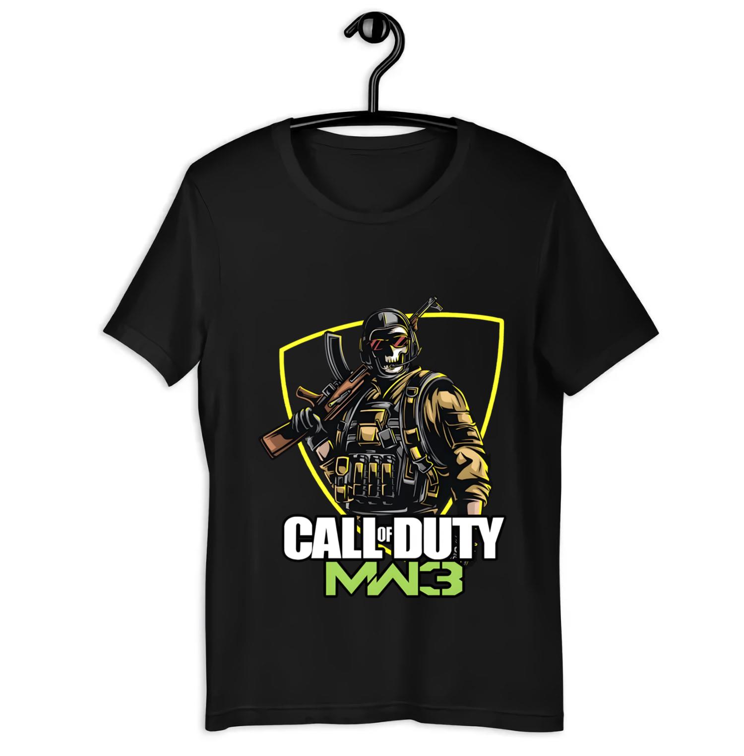 CALL OF DUTY MODERN WARFARE 3 Video Gamer Tee Unisex Gaming TShirt S