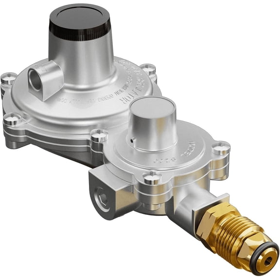 CALPOSE 2 Stage Propane Regulator with POL Propane Tank Regulator for RV Vans