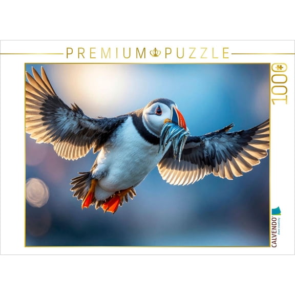 CALVENDO Puzzle Ein Schnabel voller Fisch | 1000 Teile Lege-Gre 64 48 cm Foto-Puzzle fr glckliche Stunden