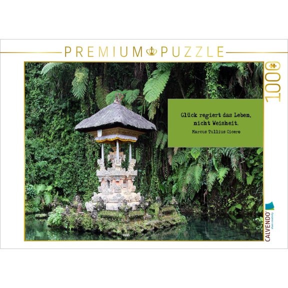 CALVENDO Puzzle Balinese Temple, Indonesia | 1000 pieces, finished size 25.2  18.9 in (64  48 cm) | Photo puzzle for happy hours