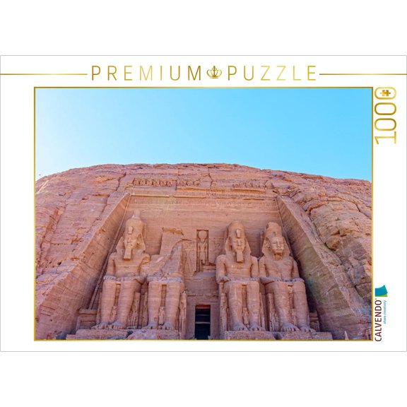 CALVENDO Puzzle Great Temple of Ramses II (Abu Simbel) | 1000 pieces, finished size 25.2  18.9 in (64  48 cm) | Photo puzzle for happy hours
