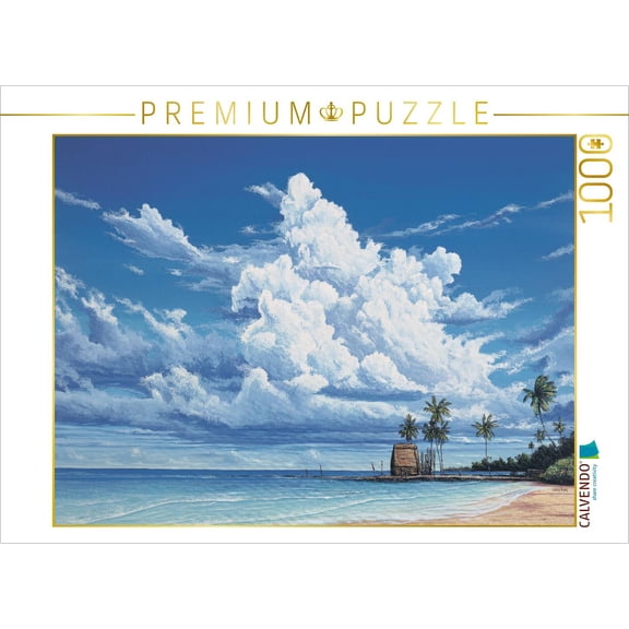 CALVENDO Puzzle Paradies 1000 Teile Puzzle quer | 1000 Teile Lege-Gre 64x48cm Foto-Puzzle fr glckliche Stunden