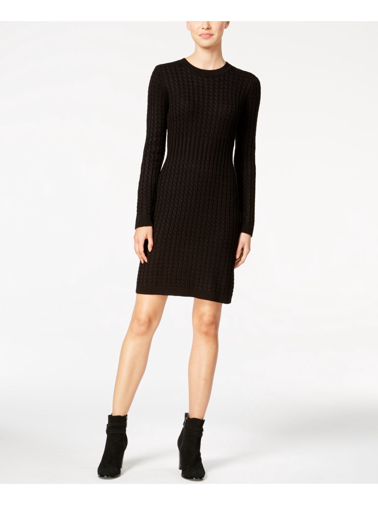 CALVIN KLEIN $134 Womens New 7081 Black Long Sleeve Body Con Dress L B+B - Walmart.com CALVIN KLEIN $134 Womens New 7081 Black Long Sleeve Body Con Dress L B+B - Walmart.com
