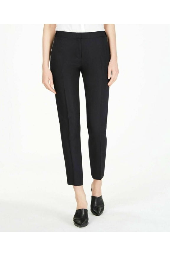 $89 Womens New 0693 Navy Wear To Work Pants 4 B+B