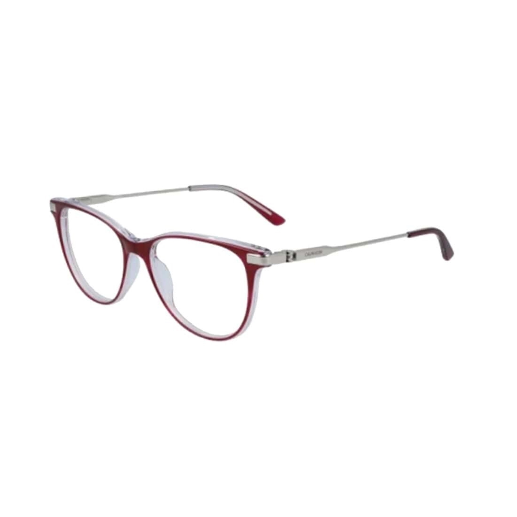 New Calvin Klein CK19709 658 Fuchsia Horn & Crystal Eyeglasses 50mm with Case New Calvin Klein CK19709 658 Fuchsia Horn & Crystal  main image 4