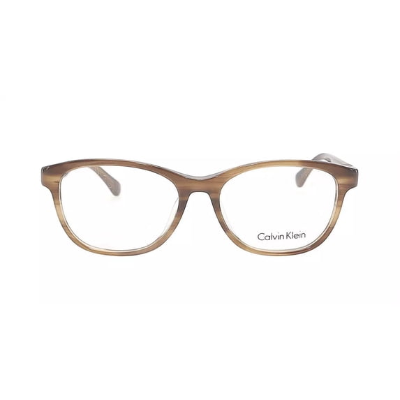 CALVIN KLEIN-CK5906A 240 Square Eyeglasses Striped Brown