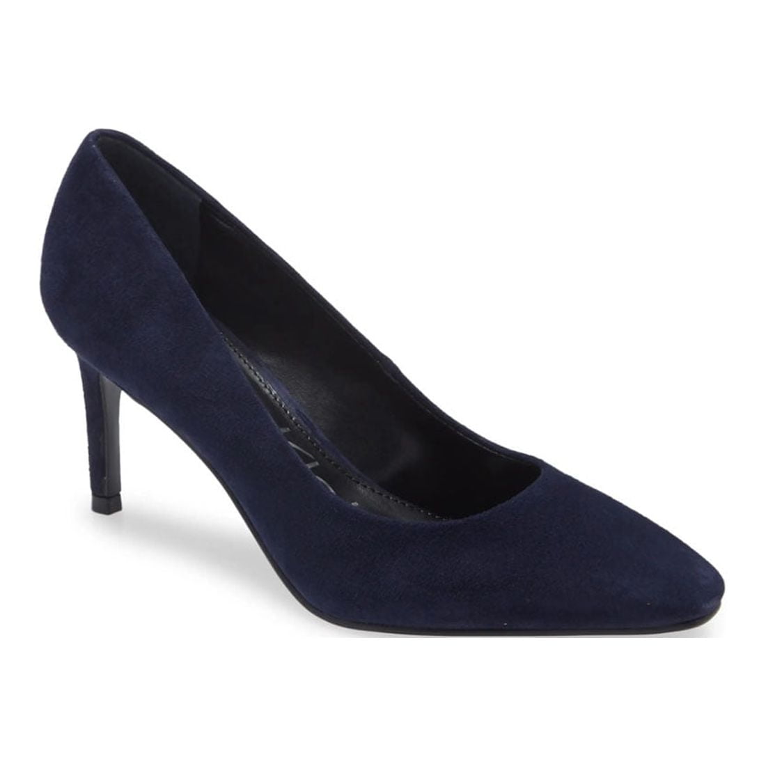 Calvin Klein Womens Callia Suede Square Toe Pumps