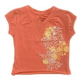 thumbnail image 1 of CALVIN KLEIN GIRLS TOP - ORANGE SZ 12 MONTHS - TEE SHIRT SHORT SLEEVE BABY, 1 of 1