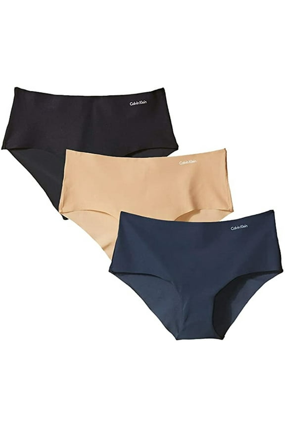 Intimates 3 Pack Black Solid Everyday Hipster Underwear Size: M