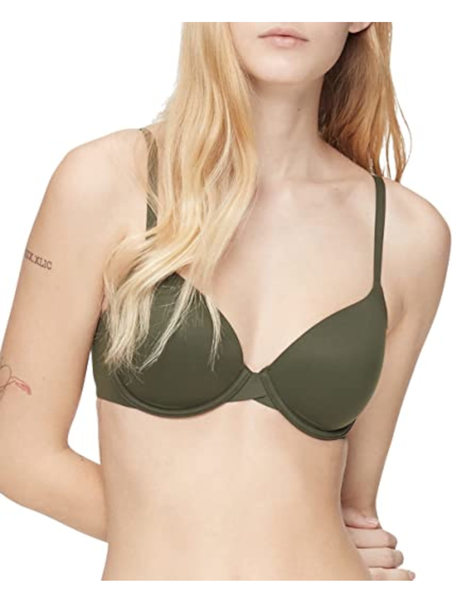 CALVIN KLEIN CK WOMEN'S PERFECTLY FIT FULL COVERAGE T-SHIRT BRA . F3837 32C