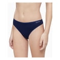 thumbnail image 1 of CALVIN KLEIN Intimates Navy Logo At Front Hip Thong Underwear M, 1 of 4