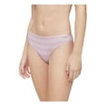 thumbnail image 1 of CALVIN KLEIN Intimates Pink Plush Elastic Striped Thong Underwear XS, 1 of 1